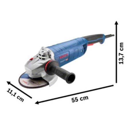 AMOLADORA ANGULAR GWS 25-230 Ø 9 - 2500W BOSCH