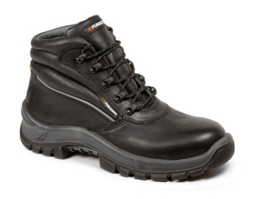 BOTIN FRANCES TITANIUM - CUERO FLOR NEGRO TALLE 37 - C/ PUNTERA FUNCIO