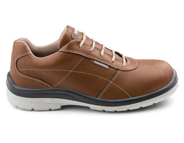 ZAPATO CITY - CAMEL TALLE 44 - C/PUNT ALUM FUNCIONAL