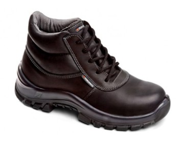 BOTIN - COBRA - NEGRO - CUERO FLOR - 44 - PUNT. ACER - FUNCIONAL