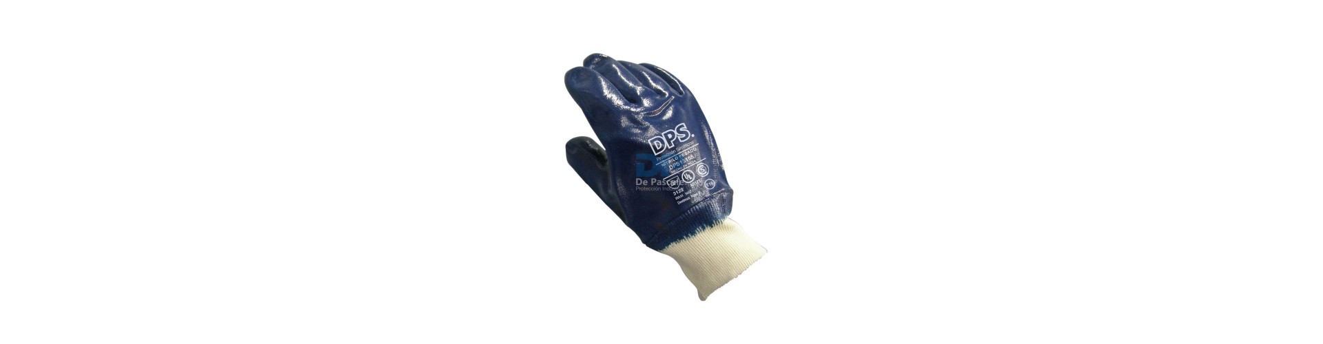 GUANTE NITRILO AZUL - BAÑO COMPLETO P/ELASTICO DE PASCALE