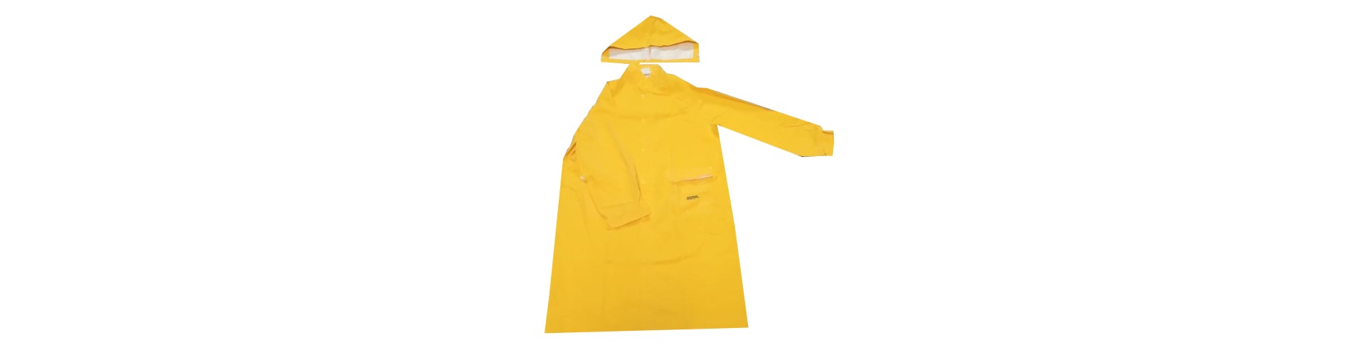 CAPA DE LLUVIA PVC AMARILLO TALLE L DE PASCALE