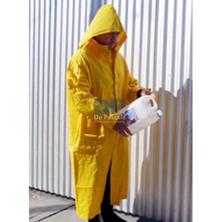 CAPA DE LLUVIA PVC AMARILLO TALLE L DE PASCALE
