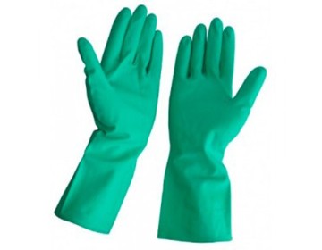 GUANTE NITRILO VERDE TALLE 9 - L - STEELPRO