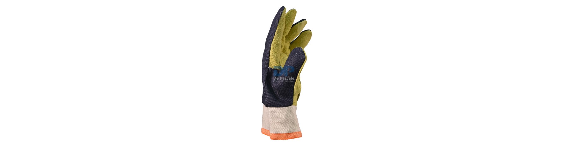 GUANTE COMBINADO DESCARNE Y JEANS PUÑO CORTO DE PASCALE