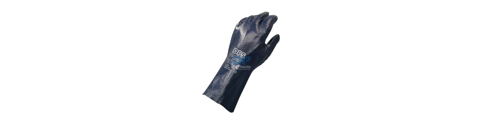 GUANTE NITRILO 30 CM LARGO AZUL BAÑO COMPLETO DP