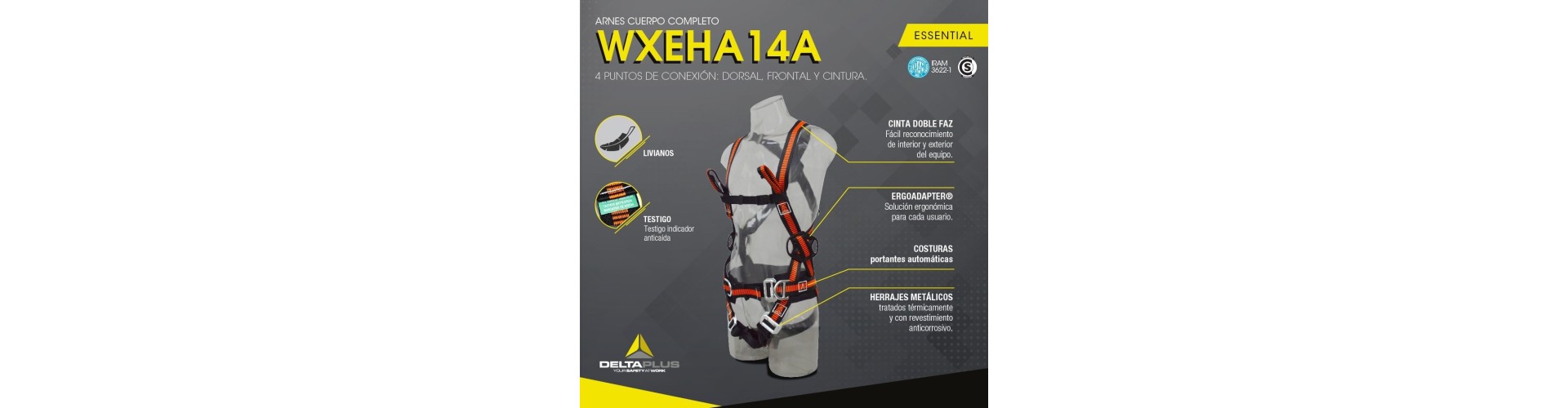 CINTURON ARNES COMPLETO WXEHA14A ESLINGAR