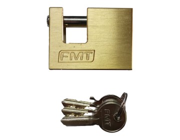CANDADO TRABA HORIZONTAL 90 MM - 3 LLAVES