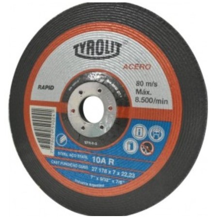 DISCO DE CORTE  CENTRO DEPRIMIDO 230X3.2X22.2 TYROLIT
