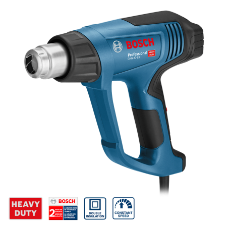 PISTOLA DE CALOR GHG 20-63 2000W - 50-630 Cª BOSCH