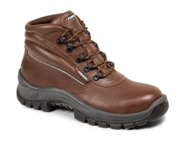 BOTIN FRANCES AURUM - CUERO BOX MARRON TALLE 42 - C/ PUNTERA FUNCIONAL