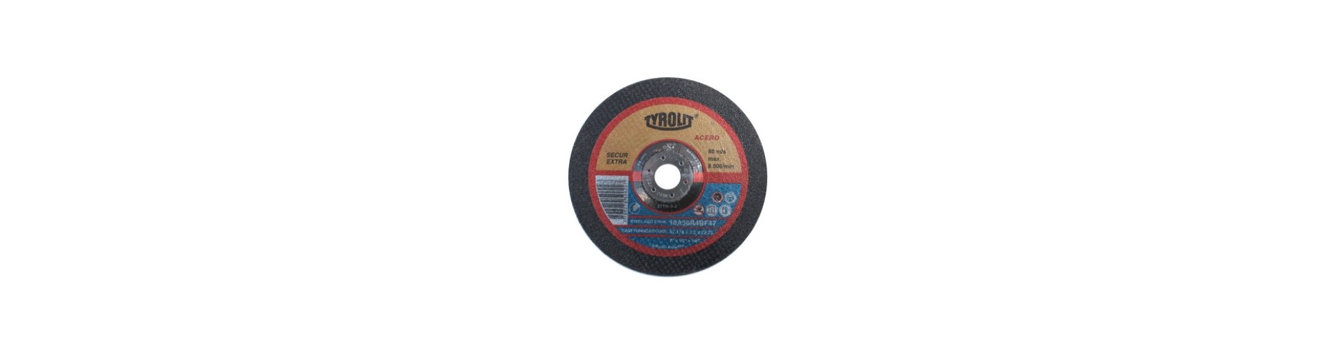 DISCO DE CORTE  CENTRO DEPRIMIDO 178X3.2X22.2 TYROLIT