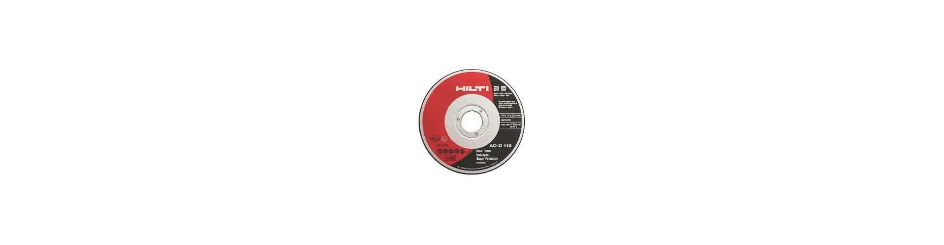 DISCO DE CORTE - AC-D 115 INOX- 115 X 1 X 22.23 - HILTI