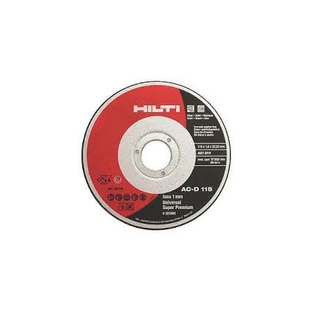 DISCO DE CORTE - AC-D 115 INOX- 115 X 1 X 22.23 - HILTI