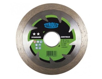 DISCO DIAMANTADO CONTINUO 180 X 22.2 X 10 MM TYROLIT