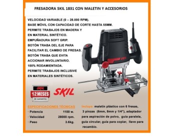 REBAJADORA 1831 1100 W SKIL