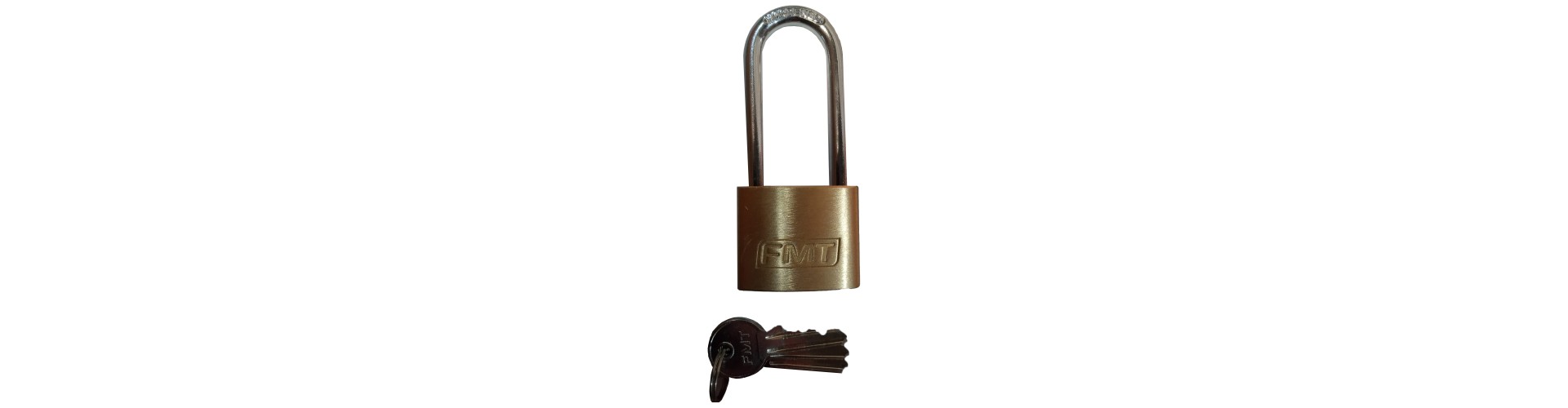 CANDADO - ARCO LARGO - 60 MM - 3 LLAVES - FMT HERRAMIENTAS