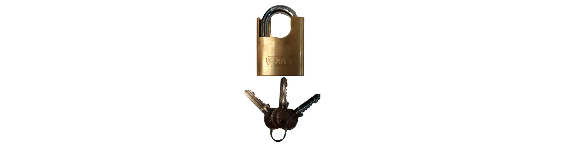 CANDADO - ARCO CORTO - 40 MM - 3 LLAVES - FMT HERRAMIENTAS