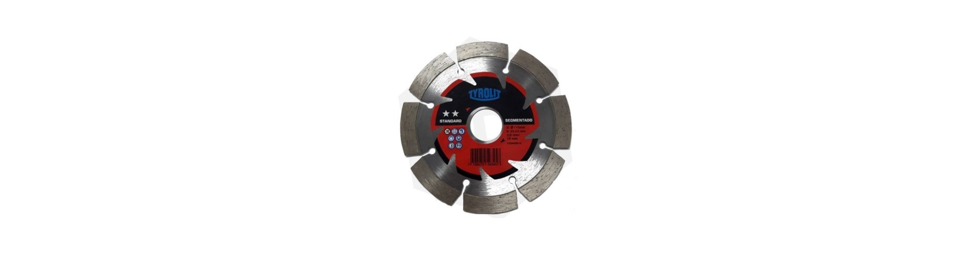 DISCO DIAMANTADO SEGMENTADO 7 X 10 MM TYROLIT