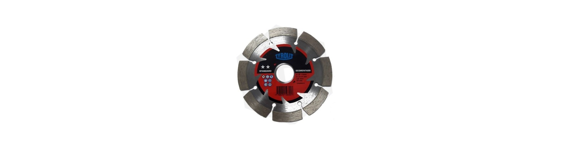 DISCO DIAMANTADO SEGMENTADO 230 X 22.2 X 10 MM TYROLIT