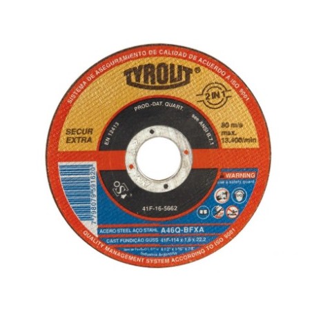 DISCO DE CORTE  PLANO - ULTRAFINO 230X1.9X22.2 TYROLIT