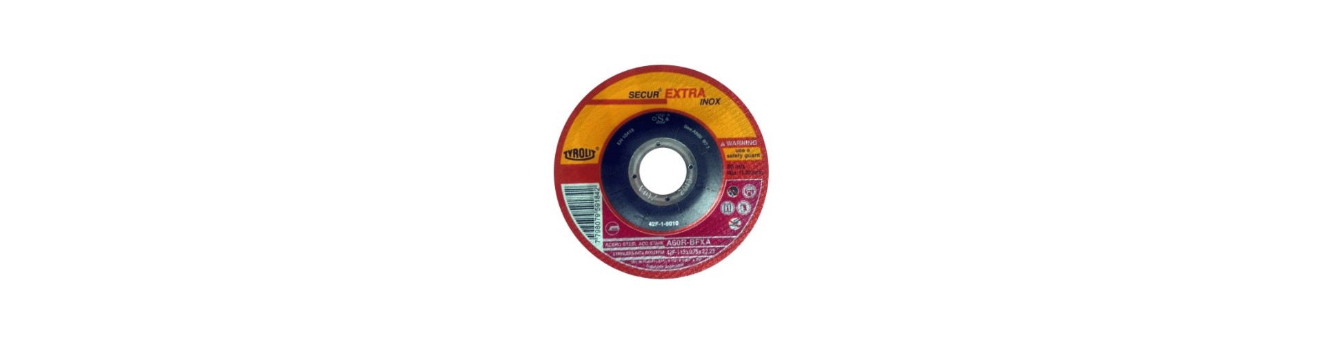 DISCO DE CORTE  CENTRO DEPRIMIDO - INOX 114X0.75X22.2 TYROLIT