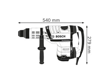 ROTOMARTILLO GBH 8-45 DV - SDS-MAX 1500W - 12.5 J - 8.9 KG BOSCH