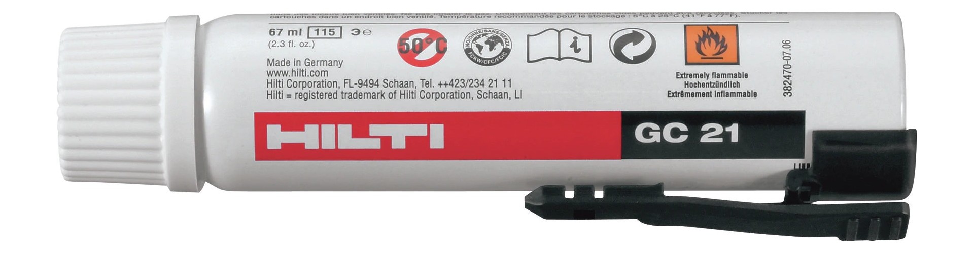 CARGA DE GAS - P/GX 120 - GX 120ME - HILTI