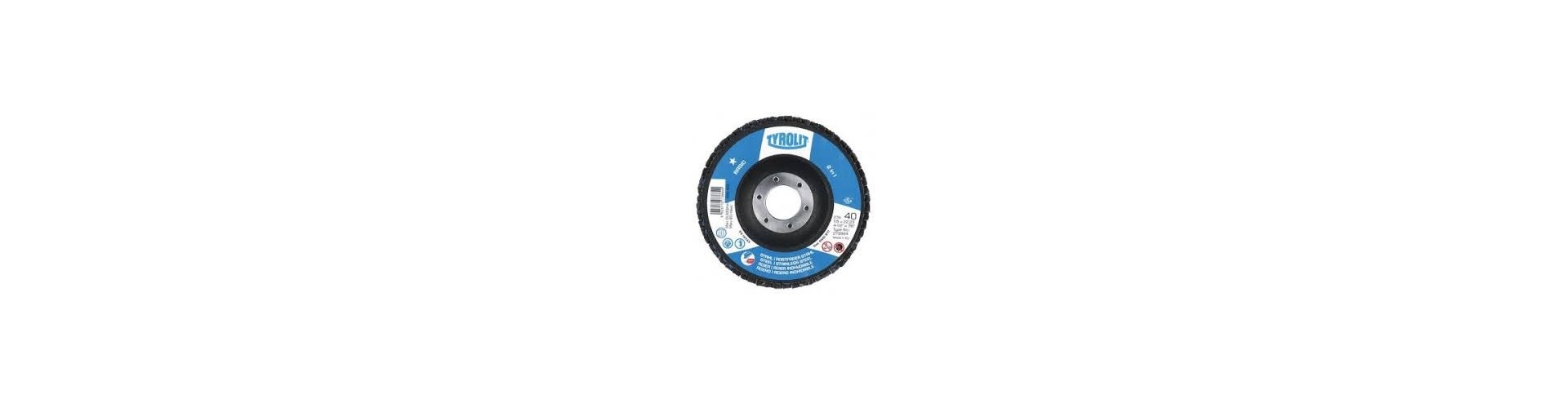 DISCO FLAP ZIRCONIO - PLANO - NYLON 115 X 22 X GR80 TYROLIT