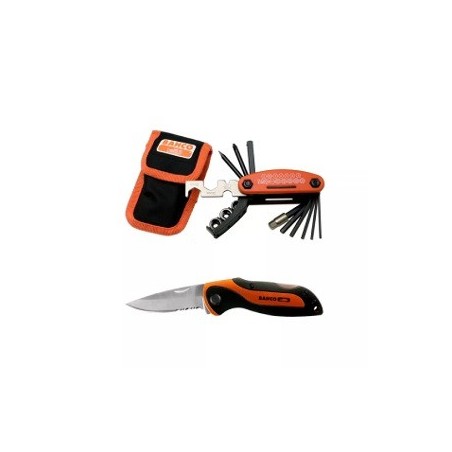 MULTIHERRAMIENTA + CUCHILLO P/ BICICLETA BAHCO