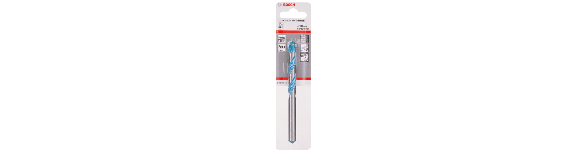 MECHA  MULTICONSTRUCCION 10 X 120 MM BOSCH