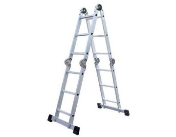 ESCALERA ALUMINIO ARTICULADA 4 TRAMOS - 7 POS. 12 ESC. FMT
