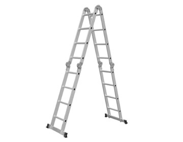 ESCALERA ALUMINIO FMT ARTICULADA 4 TRAMOS - 7 POS. 16 ESC.