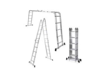 ESCALERA ALUMINIO ARTICULADA 4 TRAMOS - 7 POS. 20 - FMT