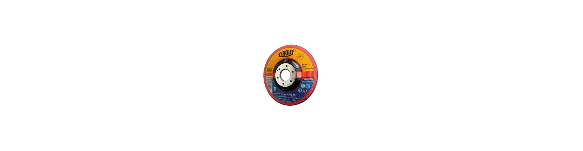 DISCO DE DESBASTE  CENTRO DEPRIMIDO - NO METALICO 114X4.8X22.2 TYROLIT