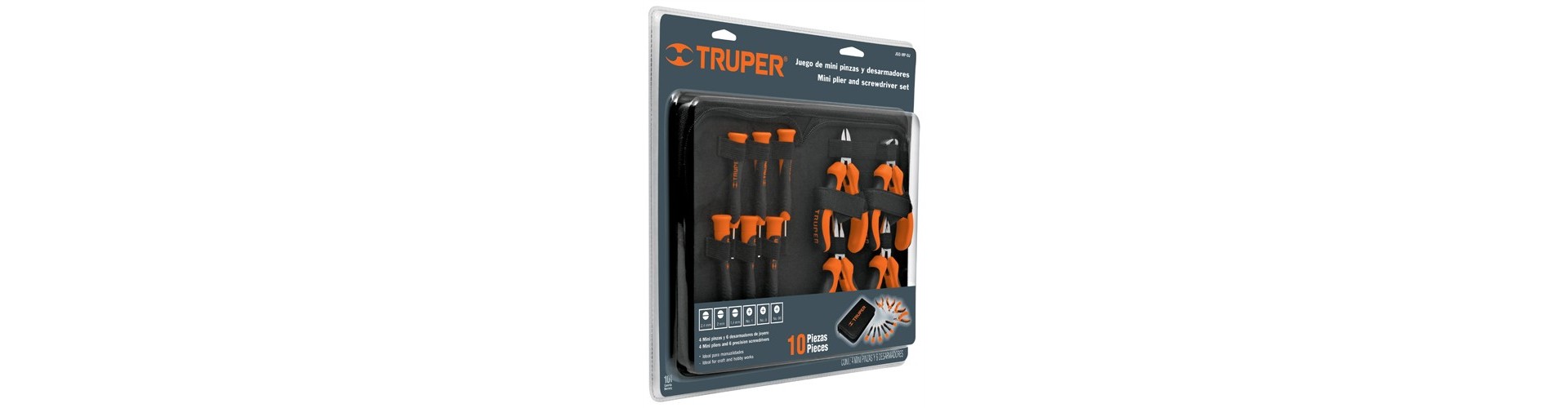 JUEGO PINZAS - JGO-MP-DJ - 18200 - 10 PIEZAS - TRUPER