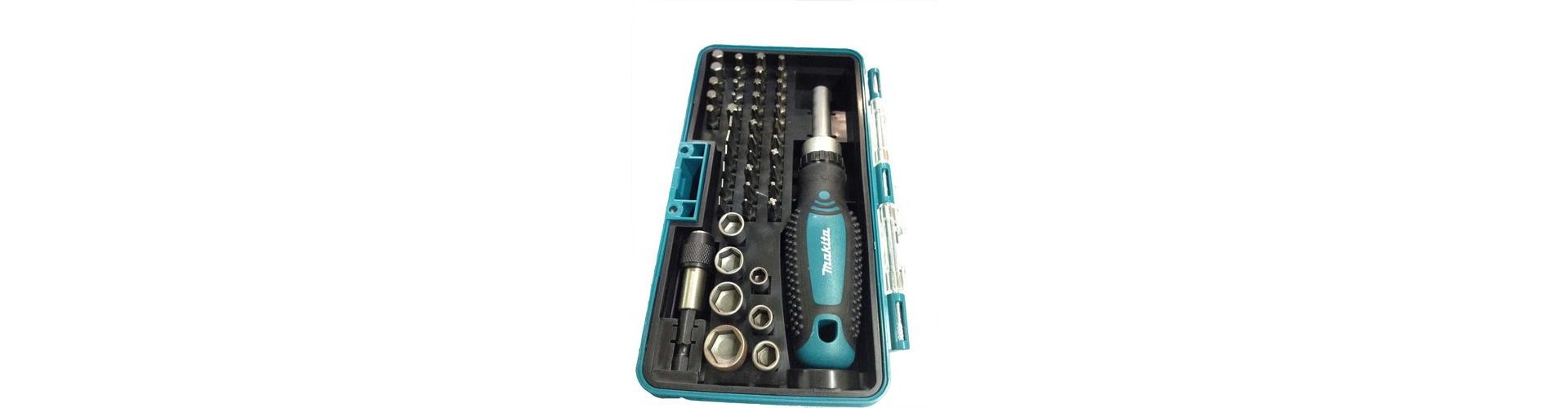 SET DE PUNTAS DE ATORNILLAR + ATORNILLADOR 47 PZS MAKITA