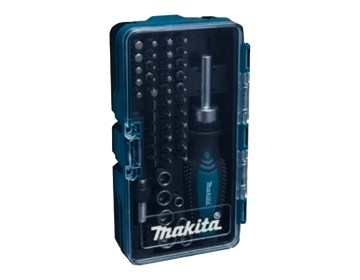 SET DE PUNTAS DE ATORNILLAR + ATORNILLADOR 47 PZS MAKITA