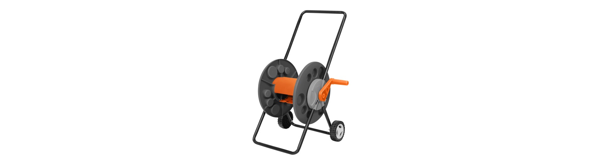ENROLLADOR DE MANGUERA C/RUEDAS 55 MTS-1/2 TRAMON