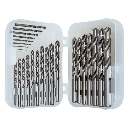 JUEGO DE MECHAS ACERO RAPIDO 25 PZS 1 A 13 MM TRAMONTINA