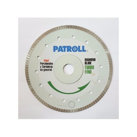DISCO DIAMANTADO - TURBO - FINO - PT-7 - 7  - PATROLL
