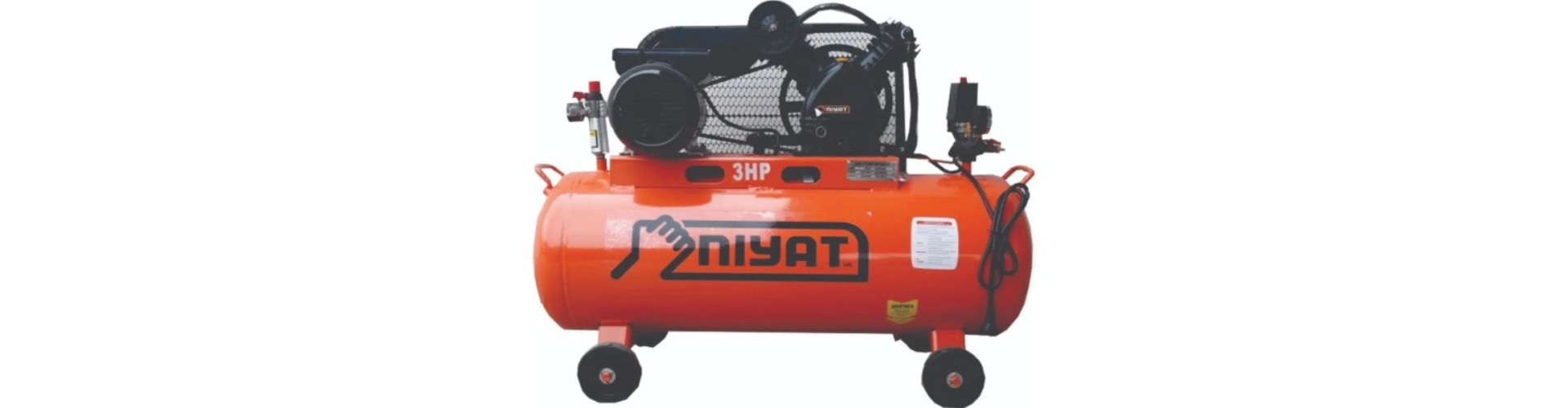 COMPRESOR 150 LTS - 3HP - 220V - 8 BAR NIYAT