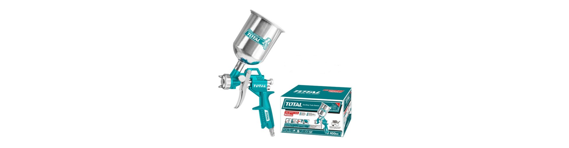 PISTOLA DE PINTAR - NEUMATICA 400 CC - TOTAL
