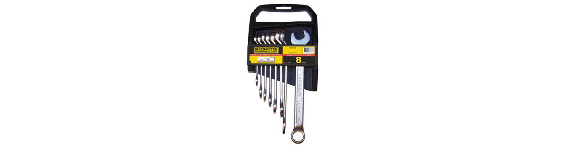 JUEGO LLAVES COMBINADAS 8 PIEZAS 8 A 19 MM CROSSMASTER