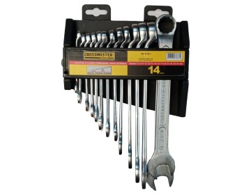 JUEGO LLAVES COMBINADAS 14 PZAS 8 A 24 MM CROSSMAN