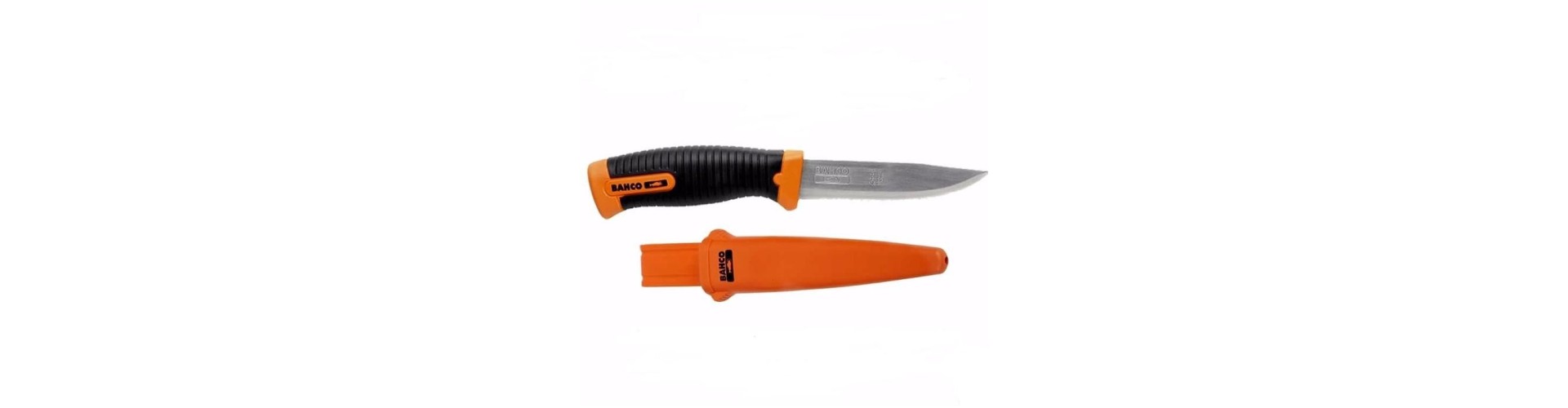 CUCHILLO AC. INOX - MANGO NEGRO 2446 BAHCO