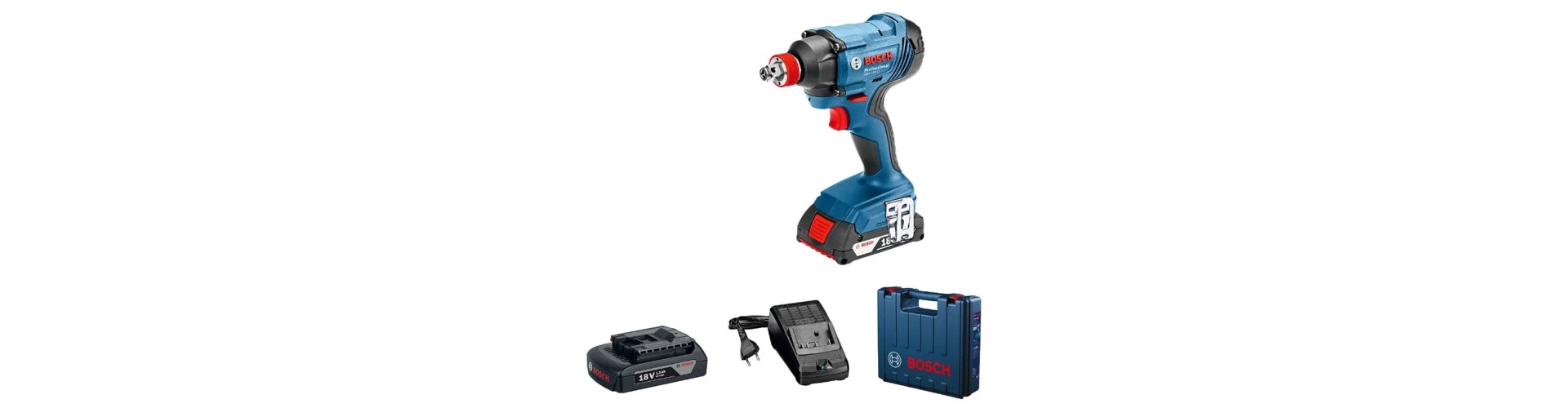 LLAVE DE IMPACTO - GDX 180-LI - 2 BAT - CARG 18V - BOSCH