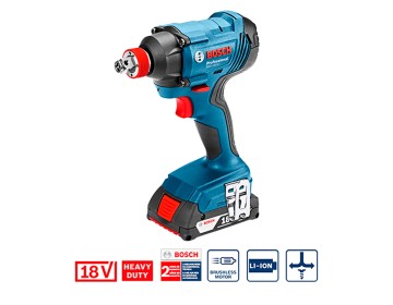 LLAVE DE IMPACTO - GDX 180-LI - 2 BAT - CARG 18V - BOSCH