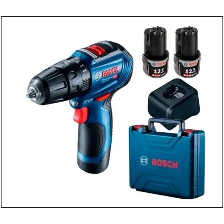 TALADRO ATORNILLADOR GSB 12V-30 12V - 2.0 AH - 08 MM BOSCH