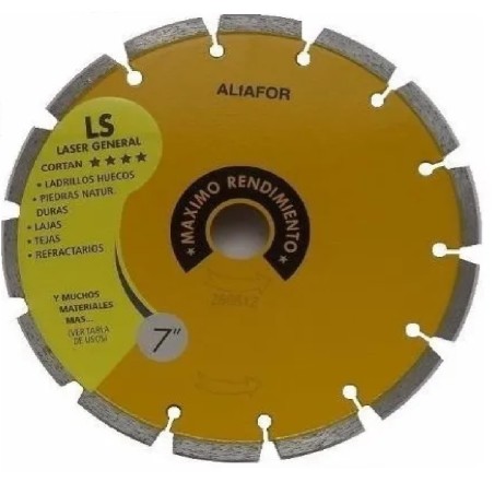DISCO DIAMANTADO LS MAXIMO RENDIMIENTO 8 ALIAFOR